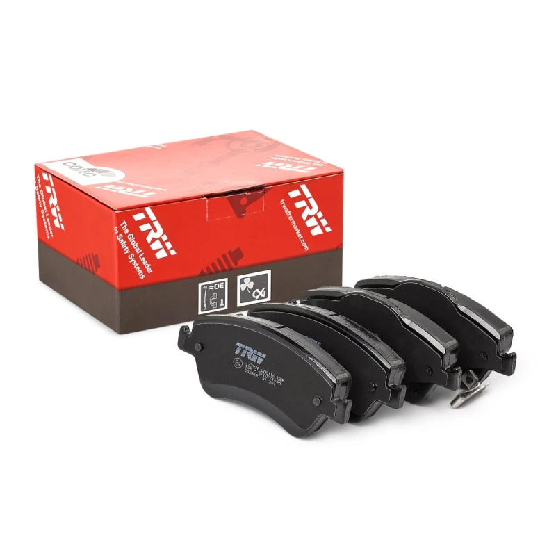 Image of TRW GDB3481 Brake pad set with acoustic wear warning Brake Pad Set,disc brake (402)