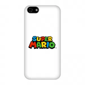 Image of Nintendo Super Mario Colour Logo Phone Case - iPhone 5C - Tough Case - Gloss