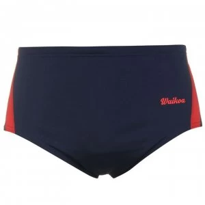 Image of WaiKoa 15cm Swimming Brief Mens - Navy/Red