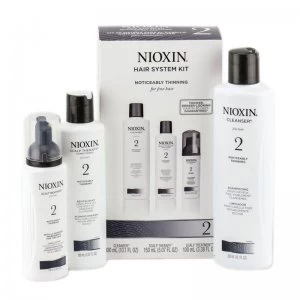 image of Nioxin 3 Part System Kit No 2 For Fine Hair