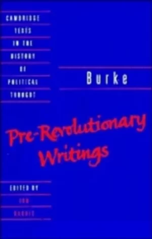 Image of Pre-Revolutionary Writings by Edmund Burke