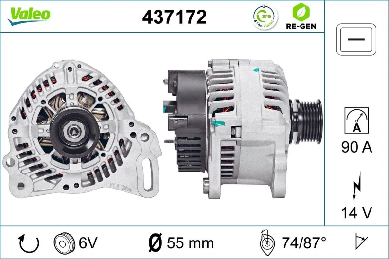 Image of Alternator VALEO 437172