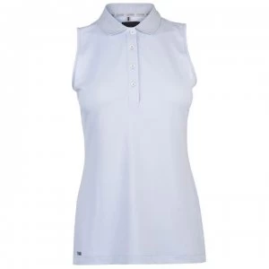 image of Colmar Donna Sleeveless Polo Shirt Ladies - Ligtning Blue