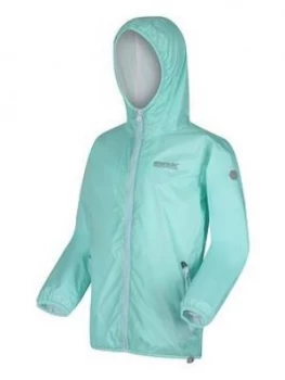 Image of Boys, Regatta Kids Pack-It Waterproof Jacket III - Aqua, Size 2 Years