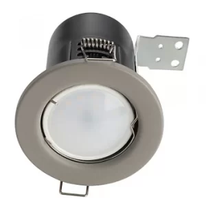 Image of Pack of 6 Fire Rated GU10 Downlights Cement Effect