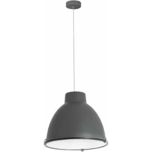 Image of Charlotte 1-light dark gray pendant light