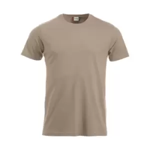 image of Clique Mens New Classic T-Shirt (XL) (Latte)