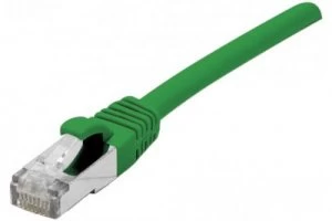 image of 0.15m Cat6a SFTP LSZH Snagless Green