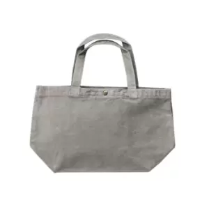 image of Bags By Jassz - Large Canvas Shopper (One Size) (Mid Grey)