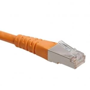 Patch Cord RJ45 CAT.5e F/UTP Orange - 1.50 M Full Copper