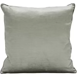 Image of Paoletti Stella Embossed Texture Cushion Silver - Silver