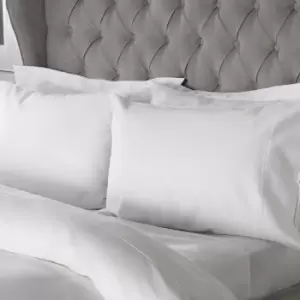 Image of Belledorm Bamboo Extra Deep Fitted Sheet, Double, White