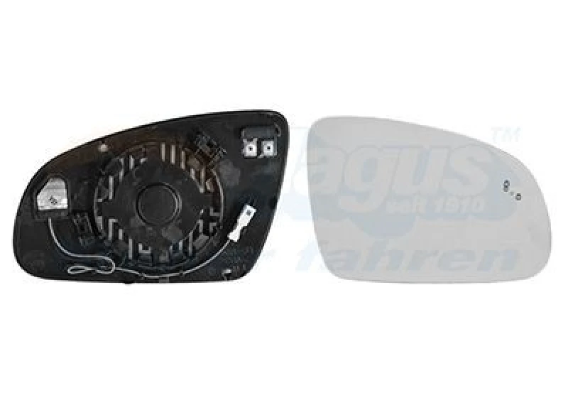 Image of VAN WEZEL Wing mirror glass VAN WEZEL 8279836