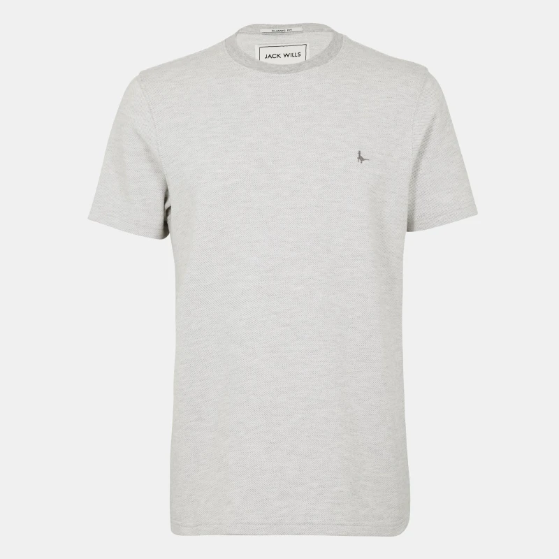 Image of Jack Wills Siro Ribbed T-Shirt - Multi Multi XS