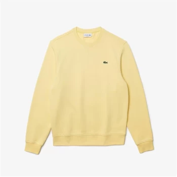 Image of Lacoste Fleece Sweatshirt - Yellow