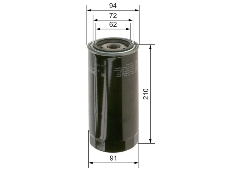 Image of Oil filter Bosch F 026 407 234