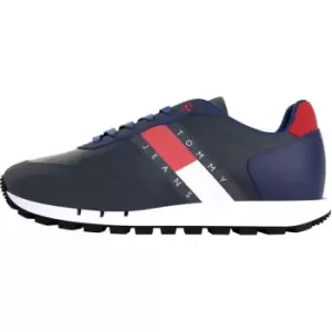 Image of Tommy Jeans Tommy Jeans Leather Runner - Blue