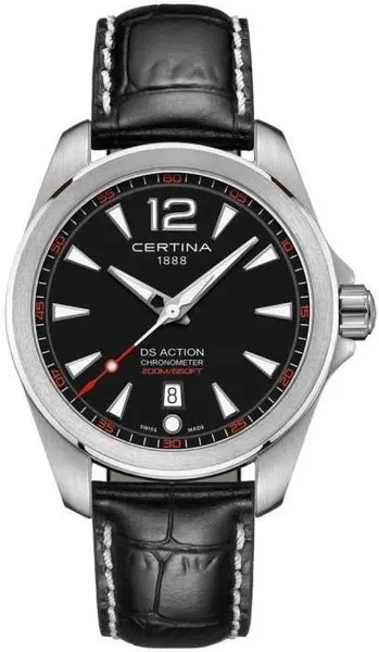 image of Certina Watch DS Action Mens - Black CRT-505