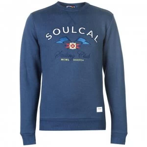 image of SoulCal Sailing Crew Neck Jumper - Dark Denim