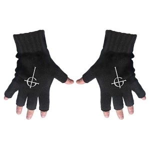 image of Ghost - Ghost Cross Fingerless Gloves