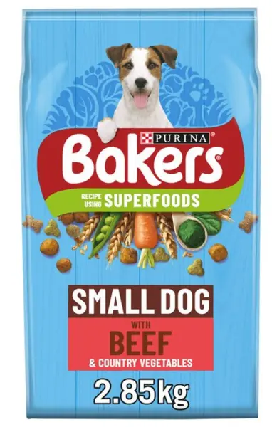 Bakers Small Dog Beef and Vegetables Dog Food 2.85kg