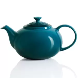 Image of Le Creuset Stoneware Classic Teapot Deep Teal