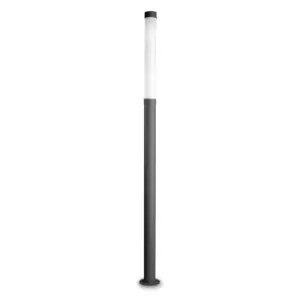 Image of Lyon Outdoor Bollard Lamp Post Urban Grey 230.2cm