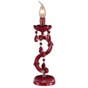 image of Linea Verdace Therese Table Lamp Red