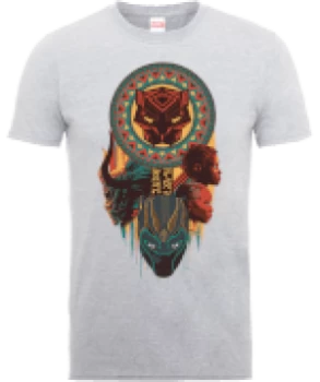 image of Black Panther Totem T-Shirt - Grey - L