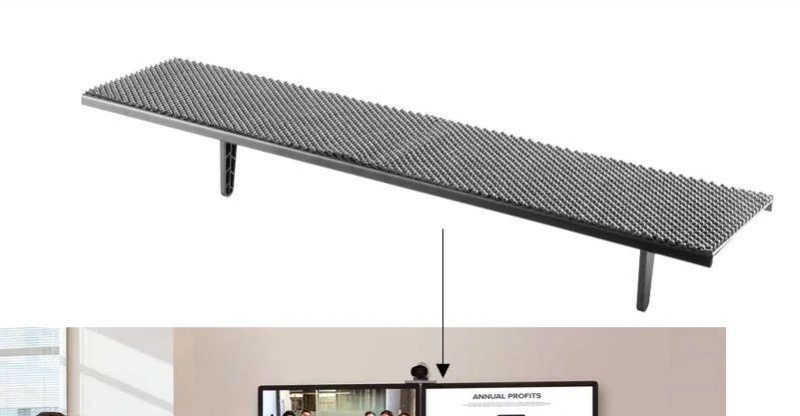 Image of Vivolink VLMPS2 AV equipment shelf Black Wood