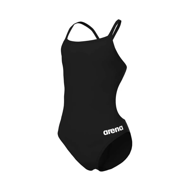 Image of One Piece swimsuit for girls Arena Team Challenge Solid Noir Female 14/15 ans