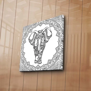 Image of BOYA-12 - No Pen Multicolor Paintable Decorative Canvas Painting
