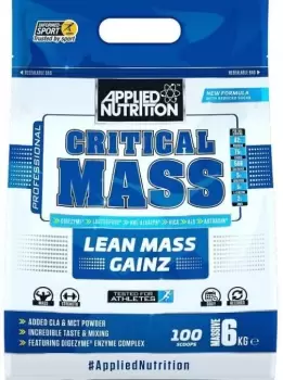 image of Applied Nutrition Critical Mass Protein Strawberry- 6000g