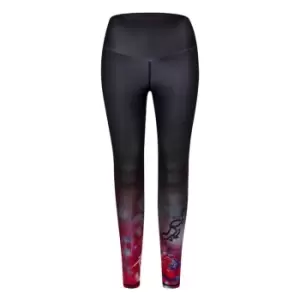 Image of England Netball Graffiti Netball leggings - Black