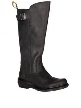 Image of Dr Martens Vaux Knee High Boots - Black