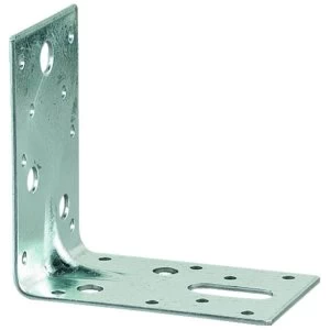 Image of Wickes Galvanised Heavy Duty Angle Bracket 150x150x63mm
