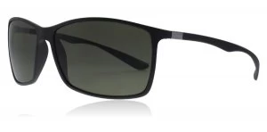 image of Ray-Ban Liteforce Sunglasses Matte Black 601S9A Polariserade 62mm