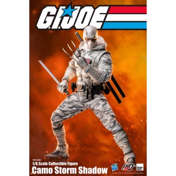 image of ThreeZero G.I. Joe FigZero 1/6 Scale Collectible Figure - Camo Storm Shadow