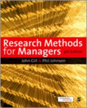 Image of Research Methods for Managers by John Gill Book