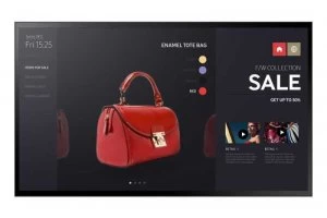 Image of Samsung PM43F-BC 43" Black Interactive Full HD Touch Display