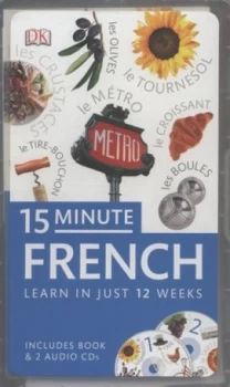 Image of 15 Minute French by Caroline Lemoine Book