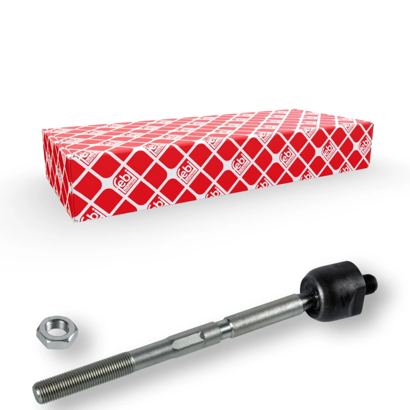 Image of FEBI BILSTEIN 43165 Inner Tie Rod Front Axle Right, with locking plate Inner Tie Rod (51)