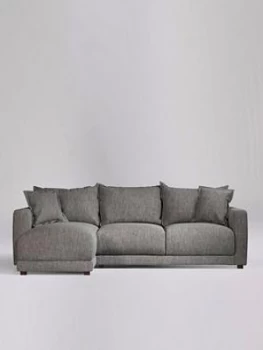 image of Swoon Aurora Fabric Left Hand Corner Sofa - House Weave