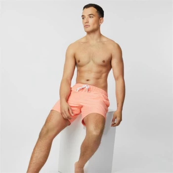 Image of Jack Wills Eco Mid-Length Swim Shorts - Coral