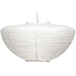 image of Rochelle White Pebble Light Shade D380mm