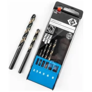 Image of CK 6 Piece Cobalt Split Point Drill Bit Set