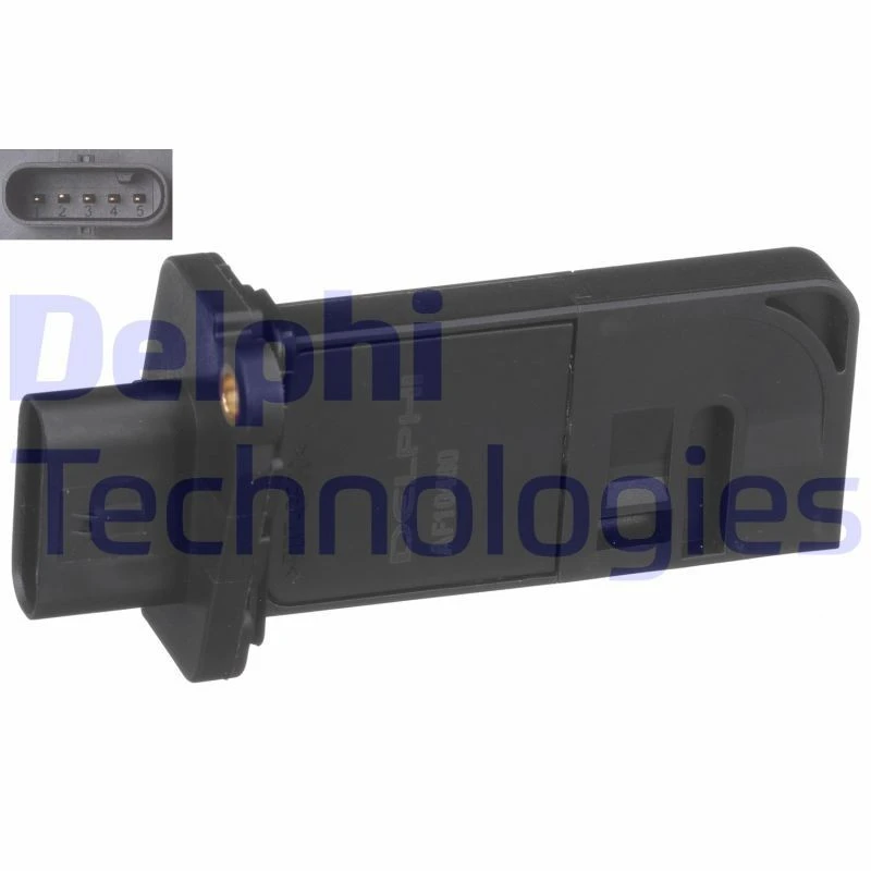 Image of DELPHI Mass air flow sensor DELPHI AF10480-12B1