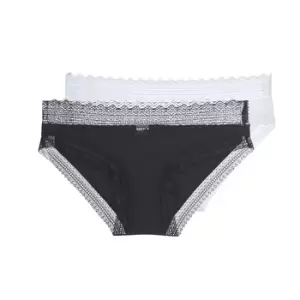 Image of DIM SEXY FASHION X2 womens Knickers/panties in Black - Sizes S,M,L