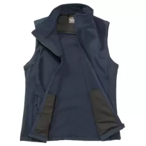 Image of Result Mens Printable Softshell Body Warmer (4XL) (Navy)