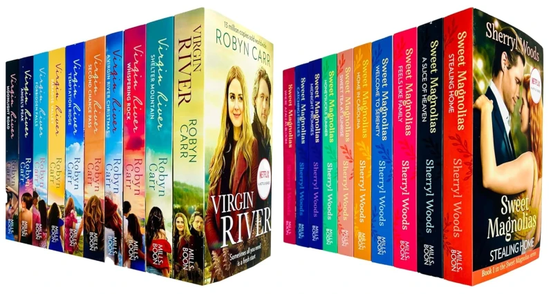 Image of Small-Town Romance 20 Books Collection Set - Fiction - Paperback Robyn Carr & Sherryl Woods Books